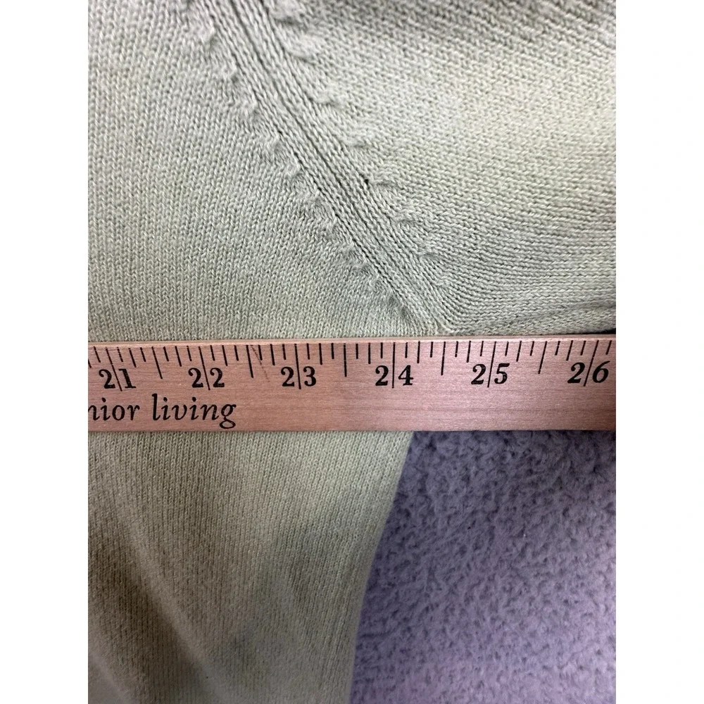 Vineyard Vines Sweater Mens XL Green Cashmere Blend V-Neck Long Sleeve Pullover